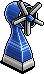 Blue Powered Fan