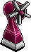 Maroon Powered Fan