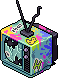Graffitied TV (Non crackable)