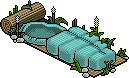 Teal Sleeping Bag