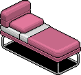 Pink Norja Single Bed