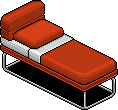Red Norja Single Bed