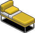 Yellow Norja Single Bed