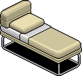 Cream Norja Single Bed