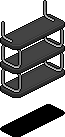 Black Norja Shelves