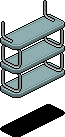 Pale Blue Norja Shelves