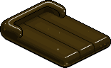 Brown Plasto Air Mattress