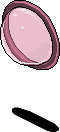 Baby Pink Plasto Curved Porthole