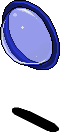 Deep Blue Plasto Curved Porthole