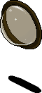 Brown Plasto Curved Porthole