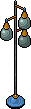 Blue Silo Standing Lamp