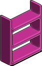 Fuchsia Plasto Shelves