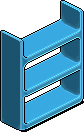 Sky Blue Plasto Shelves