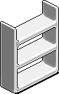 Grey Plasto Shelves