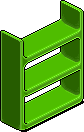 Green Plasto Shelves
