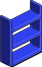 Deep Blue Plasto Shelves