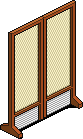 White Oriental Screen