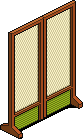 Green Oriental Screen