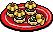 Plate of Mini Pumpkins
