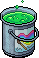 Green Tub of Paint
