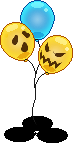 Bright Halloween Balloons