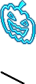 Blue Pumpkin Sticker