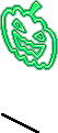 Green Pumpkin Sticker