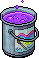 Purple Tub of Paint