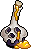 Yellow Skull Bottle