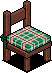 Checkered Dining Chair