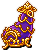 Gold Adorned Aubergine