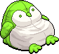 Lime Penguin Beanbag