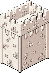 Rosy Castle Wall