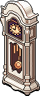 Red Rose Grandfather Clock