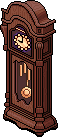 White Rose Grandfather Clock