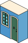 Blue Brazilian Building