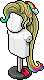 Long Rainbow Ponytail