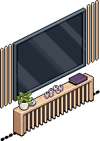Mounted TV