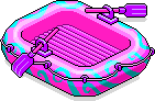 Hot Pink Paddle Boat