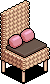 Rattan Pink Chair