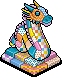 Patchwork Dragon Lamp