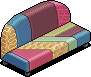 Patchwork Pink Sofa