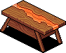 Lava Resin Table