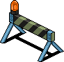 Army Green Road Barrier