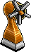 Orange Powered Fan