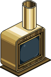 Gold Mode Fireplace
