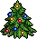 Lit Tree Top