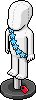 Snowy Blue Sash