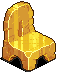 Solid Gold Chair
