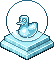 Icy Duck Snow Globe